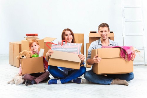 Business items stored securely with mobile storage
