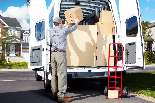 Team loading furniture for a Blackfriars man and van move