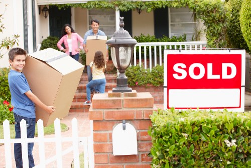 Professional movers handling furniture for Blackfriars relocation